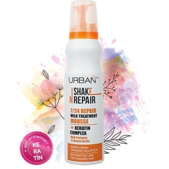 Urban Care Shake N Repair 7/24 Repair Milk Treatment Mousse + Keratin Complex 150 ml