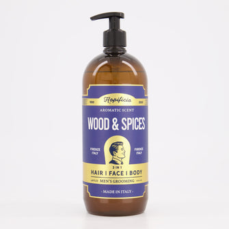 HOPIFICIO Three In One Wood & Spices Liquid Soap 1000 ml