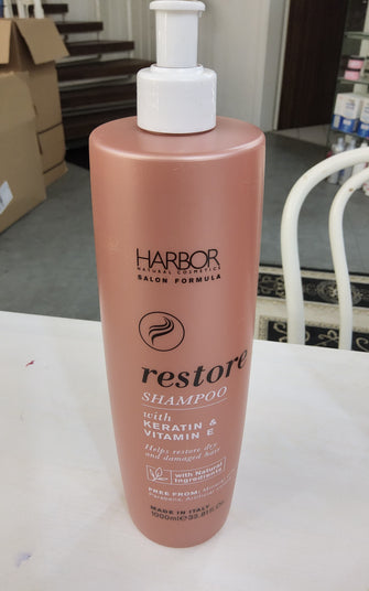 Harbor Salon Formula Restore Shampoo with Keratin & Vitamin E 1000 ml