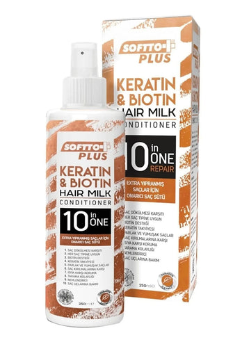 SOFTTO PLUS Keratin & Biotin Hair Care Milk 250 ml