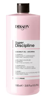 Disciplining Anti Frizz Shampoo with Coconut Oil and Arginine 1000ml Dikson