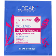 URBAN CARE Hyaluronic Acid & Collagen SOS Recovery PreShower Hair Care Mask 50 ml