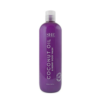 OM SHE Aromatherapy Coconut Oil & Berry Shower Gel 500 ml