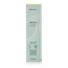 Kemon Yo Green Color System tone-on -tone hair color 10,7 (violet platinum blonde) 60 ml