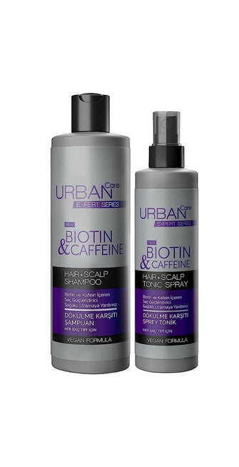 Urban Care Expert Series Biotin&Caffeine Tonic Spray&Shampoo Set