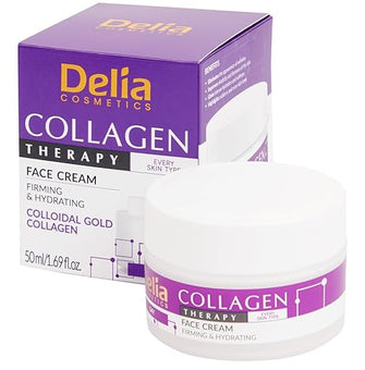 Delia Cosmetics Collagen Therapy Face Cream for Firming & Hydrating 50 ml