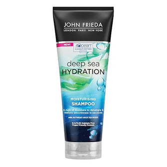 John Frieda Deep Sea Hydration Moisturising Shampoo for Coloured, Dry, Damaged Hair, 250 ml