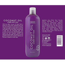 OM SHE Aromatherapy Coconut Oil & Berry Shower Gel 500 ml