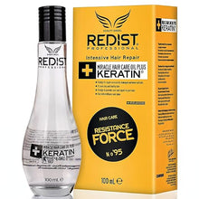 REDIST Keratin Hair Oil 100 ml for Anti-Frizz Treatment of Dry Brittle & Damaged Hair