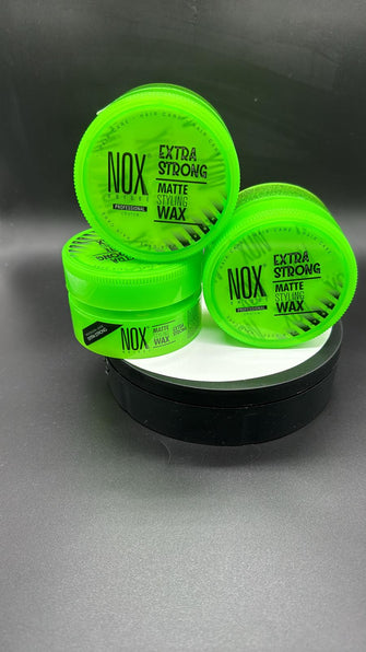 Nox Unique Extra Strong Matte Styling Wax 100 ml X 3