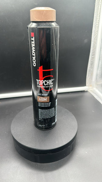 GOLDWELL TOPCHIC PERMANENT HAIR COLOR Cool Browns 6BM matt couture brown light 250 ml