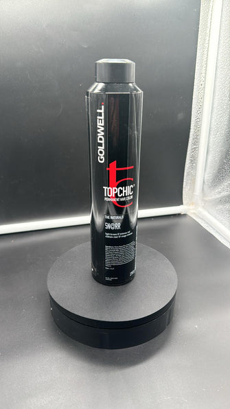 GOLDWELL TOPCHIC PERMANENT HAIR COLOR Cool Browns 5N@RR light brown@intense red 250ml