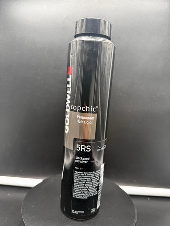 GOLDWELL TOPCHIC PERMANENT HAIR COLOR 5RS blackened red silver 250ml