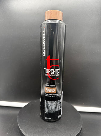 GOLDWELL TOPCHIC PERMANENT HAIR COLOR Warm Browns 5BG@KK brown gold intense copper 250ml