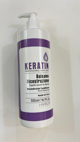 Harbor Keratin Reconstructor Conditioner for Dry & Lifeless Hair 500 ml