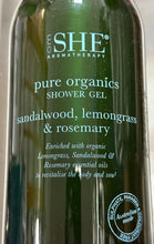 OM SHE Aromatherapy Sandalwood Lemongrass Rosemary Shower Gel 1000 ml