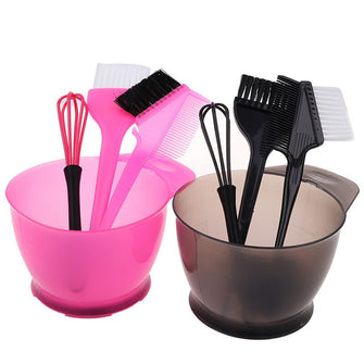 Dye Bowl Comb Brushes Tool Kit Set Tint Hair Care Beauty Tool Set