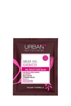 URBAN CARE Argan Oil & Keratin Brittle Hair Nourishing PreShower Hair Care Mask Vegan 50 ml