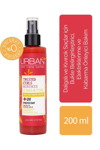 Urban Care Twisted Curls Hibiscus & Shea Butter Liquid Hair Conditioner 200 ml