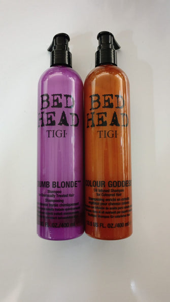 Tigi Bed Head Dump Blonde Shampoo 400 ml + Tigi Bed Head Colour Goddess Oil İnfluencer Shampoo 400 ml